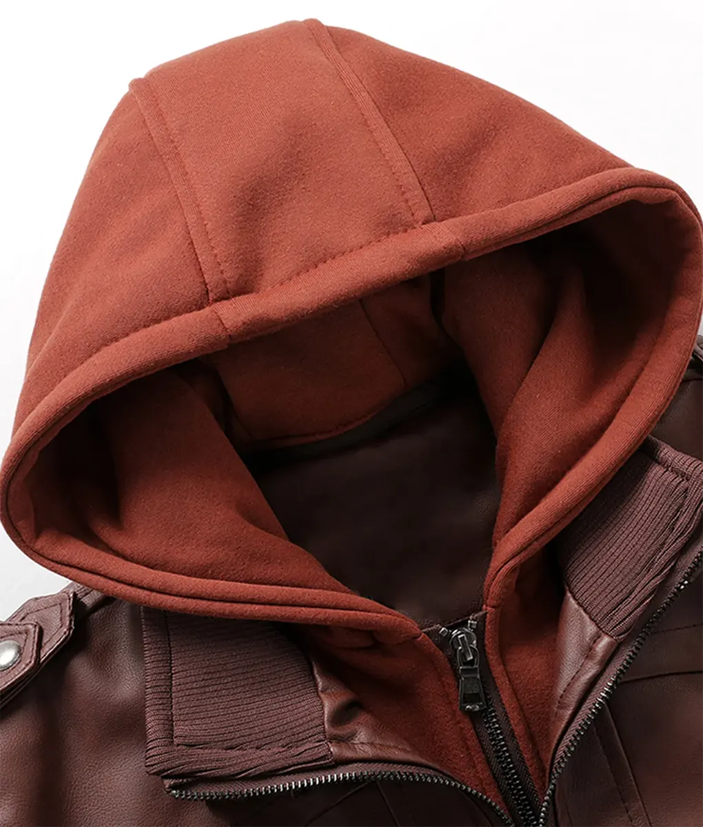 Umbrella Cosplay Brown Removable Hooded Jacket
