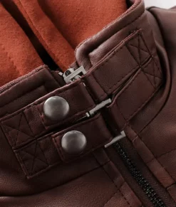 Umbrella Cosplay Brown Removable Hooded Jacket