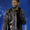 Usher Black Leather Jacket