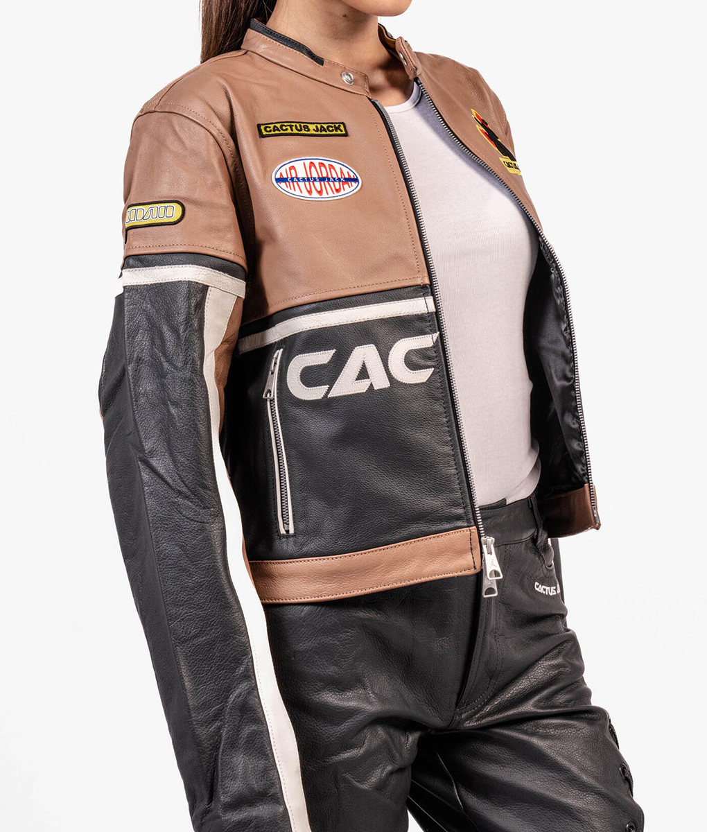 Cactus Jack Leather Jacket | Travis Scott Leather Jacket