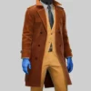 Dallas Payday Costume Brown Coat-Side View