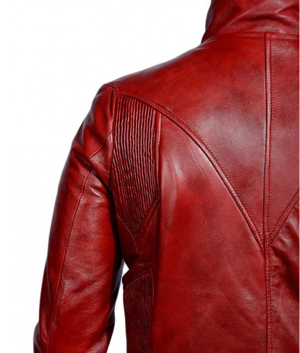 Daredevil Ben Affleck Red Leather Jacket