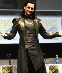 Loki Tom Hiddleston Black Leather Coat