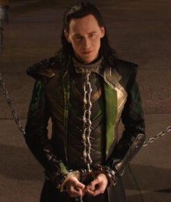 Loki Tom Hiddleston Black Leather Coat