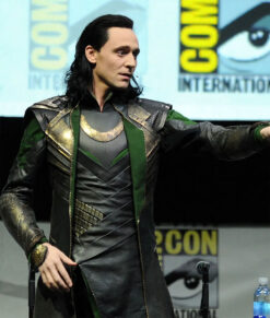 Loki Tom Hiddleston Black Leather Coat