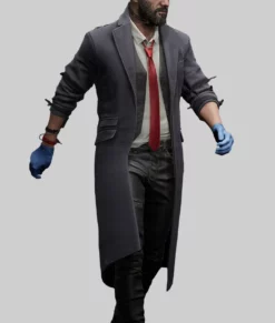 Payday 3 Wolf Coat Costume-Side View