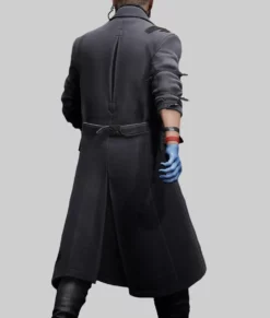 Payday 3 Wolf Coat Costume-Back View