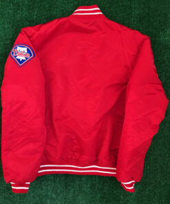 Philadelphia Phillies Starter Red Varsity Jacket