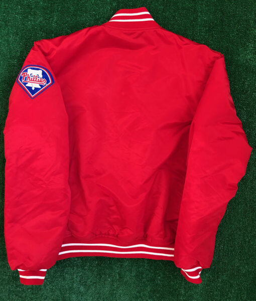 Philadelphia Phillies Starter Red Varsity Jacket