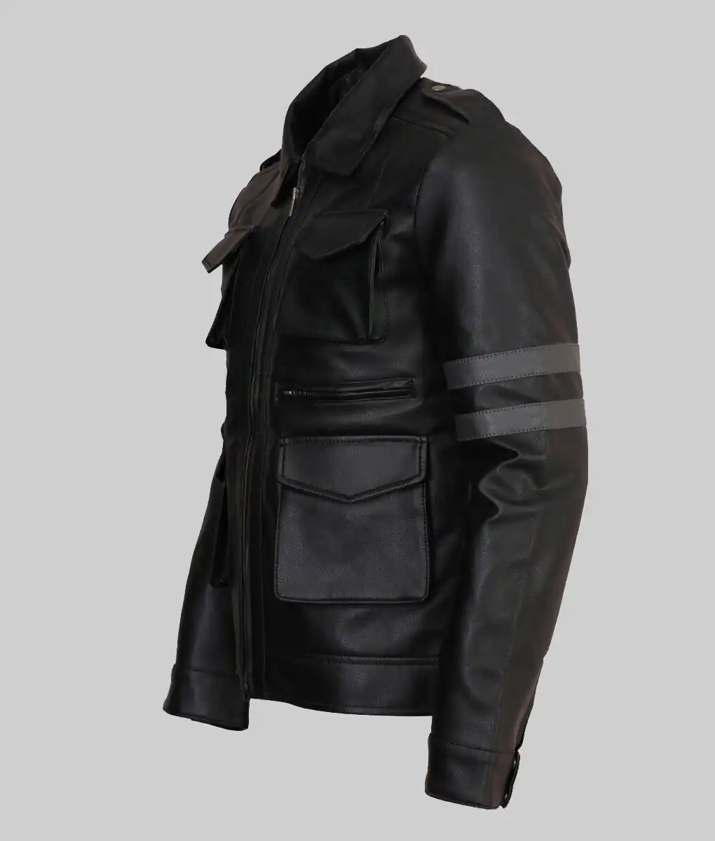 Resident Evil 6 Leon Kennedy Leather Jacket | NYC Jackets