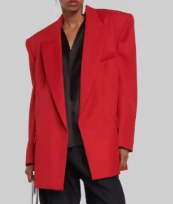 Selena Gomez Red Blazer