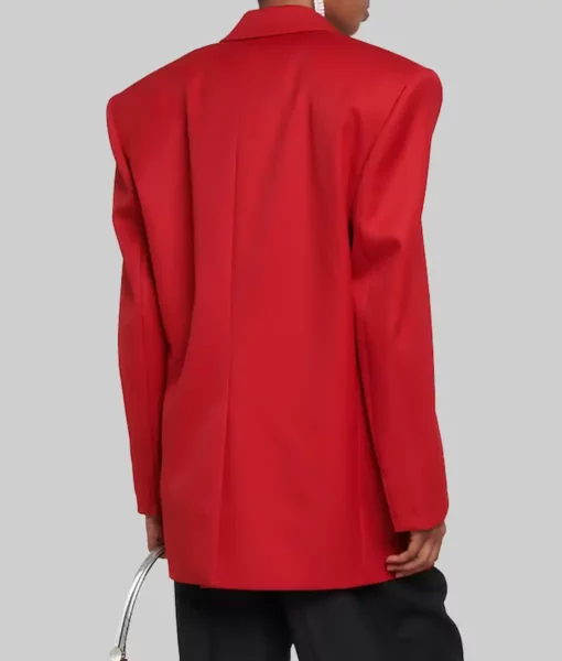 SELENA BABY YELLOW SLEEVELESS BLAZER