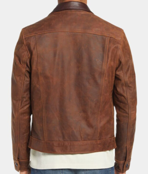 Smith Brown Leather Jacket