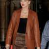 Taylor Swift Brown Leather Jacket