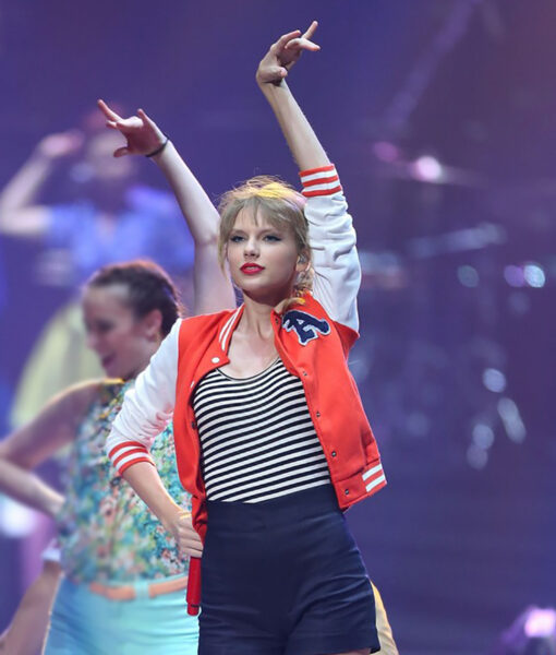 Taylor Swift Red Letterman Varsity Jacket