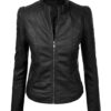 Alison Parker Black Leather Jacket