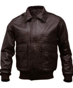Bavuma Brown Leather Jacket