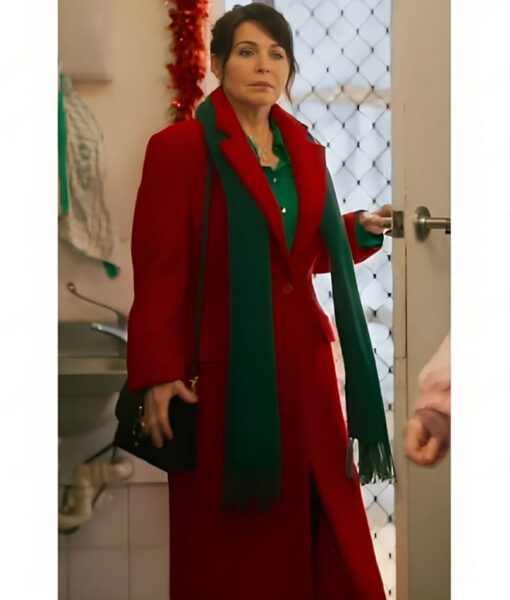 Christmas Keepsake 2023 Jillian Murray Red Trench Coat