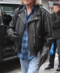 Daryl Hall Black Leather Jacket