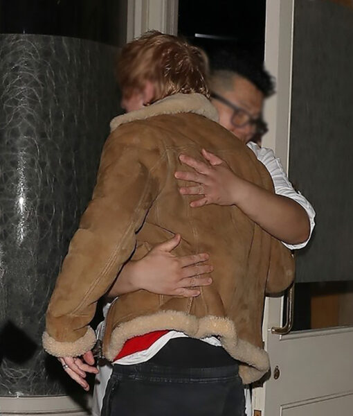 Ed Sheeran Suede Brown Jacket