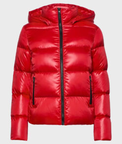 Elias Red Puffer Jacket