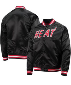 Heat Black Varsity Jacket