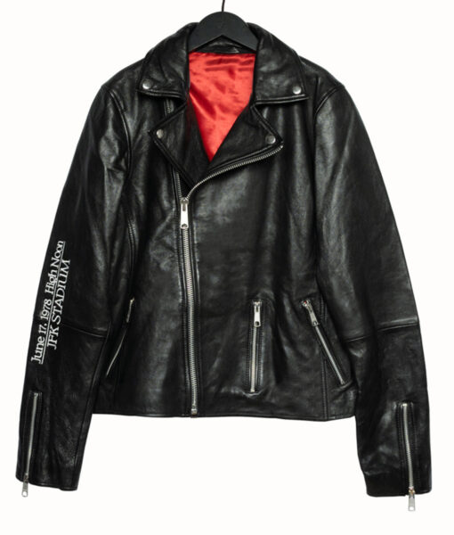 Jfk Black Leather Jacket