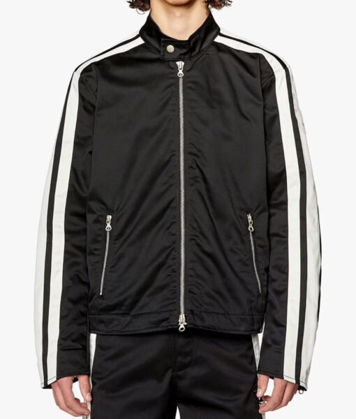 Jungkook Black Leather Jacket