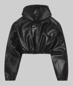 Kylie Jenner Black Leather Jacket-Generic