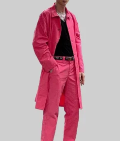 Machine Gun Kelly Pink Coat-Side View