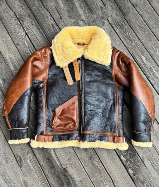 Masters of the Air Austin Butler Brown Leather Jacket