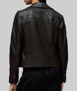 Michelle Monaghan Leather Jacket-Back View