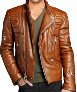 Morkel Brown Leather Jacket