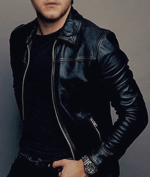 Niall Horan Black Leather Jacket