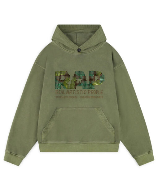 Rap Army Green Hoodie