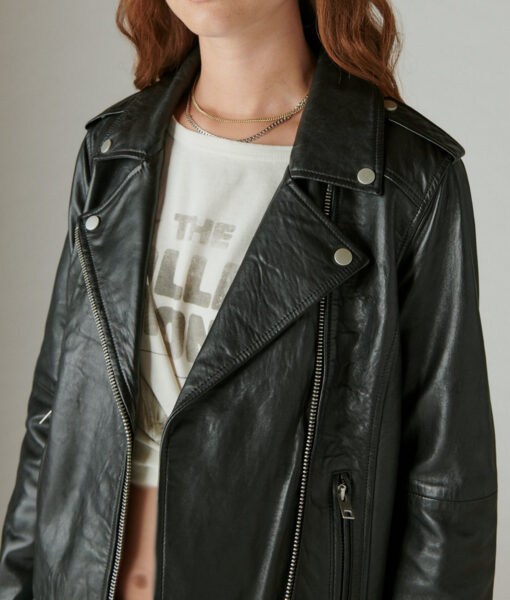 Rolling Stone Black Leather Jacket