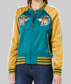 Steph McGovern Tiger Varsity Jacket-Front View