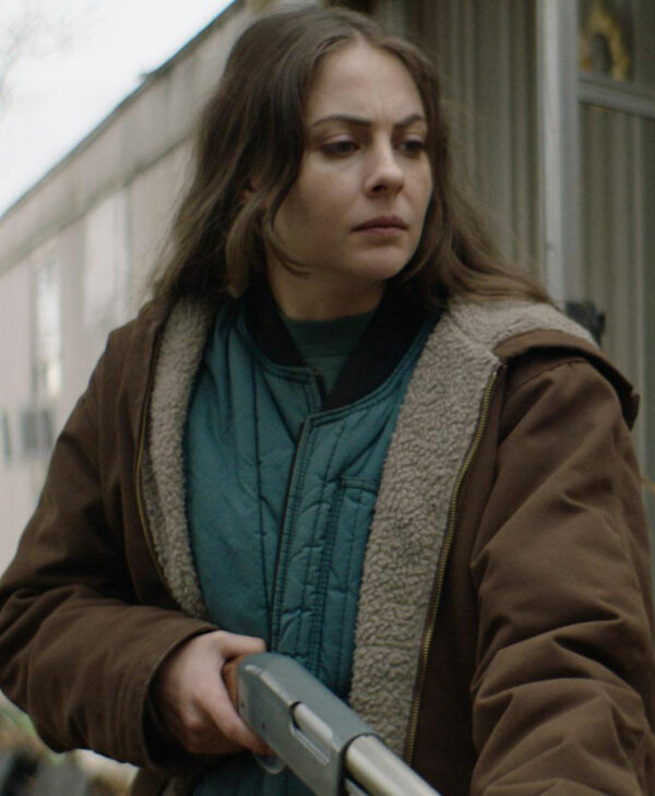The Dirty South Willa Holland Brown Cotton Jacket