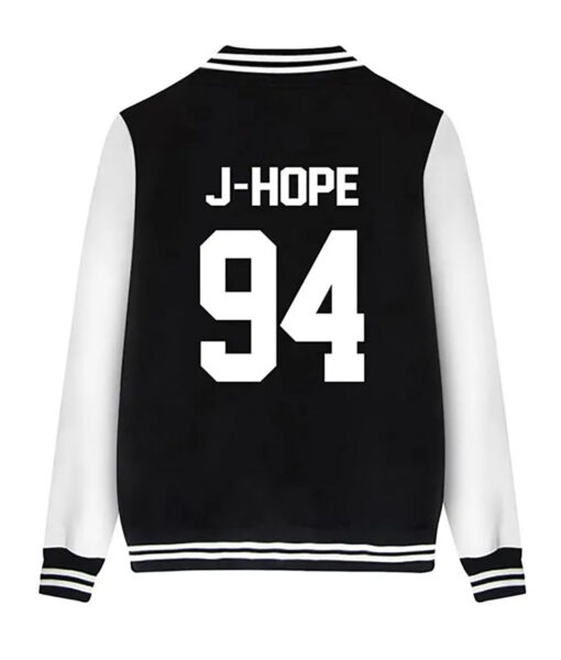 BTS j-hope Black Varsity Jackets