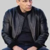 Bookie Sebastian Maniscalco Black Bomber Jacket