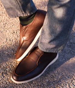 Butler Mens Brown Leather Dress Shoes