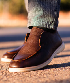 Butler Mens Brown Leather Dress Shoes