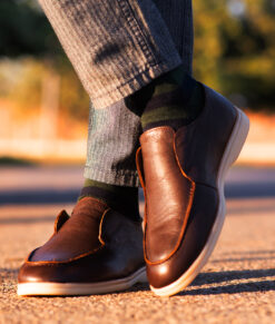 Butler Mens Brown Leather Dress Shoes