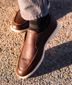 Butler Mens Brown Leather Dress Shoes