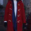 Christmas In Scotland 2023 Emma Red Hooded Coat