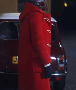 Christmas In Scotland 2023 Emma Red Hooded Coat