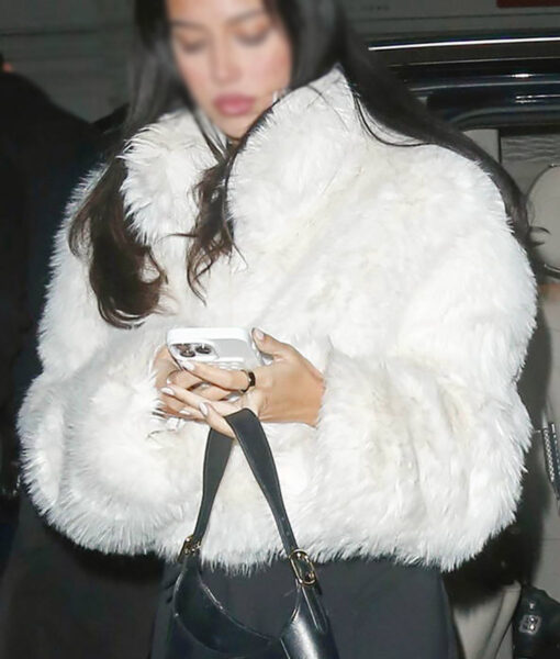 Cindly Kimberly White Fur Jacket