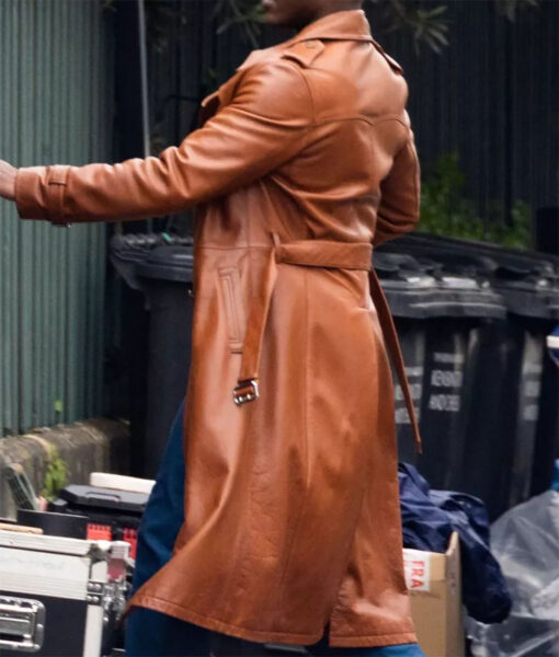 Doctor Who S14 Ncuti Gatwa Brown Trench Coat