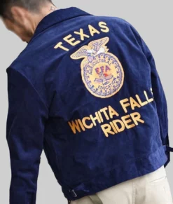 FFA Blue Jacket-Back View