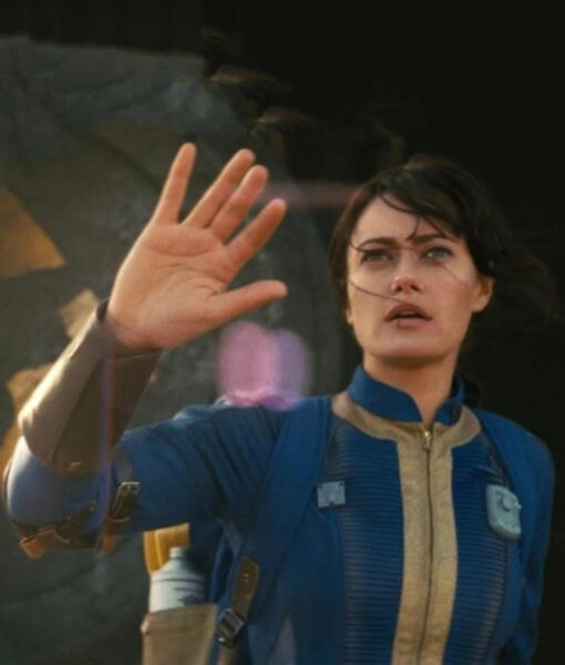 Fallout 2024 Ella Purnell Blue Jacket